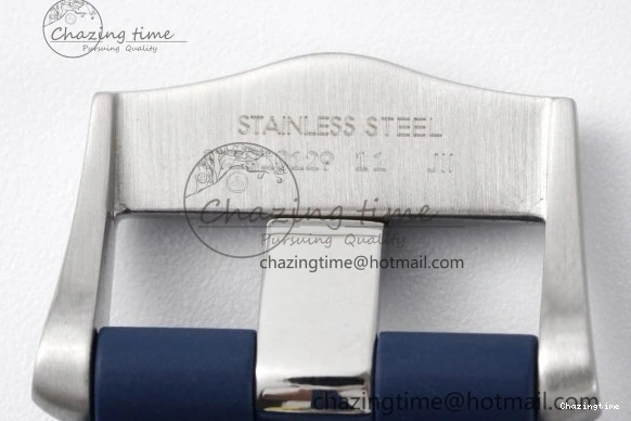 0328 Fashionable Seamaster Diver 300M ZF 1:1 Best Edition Blue Ceramic Blue Dial on Blue Rubber Strap A 7822